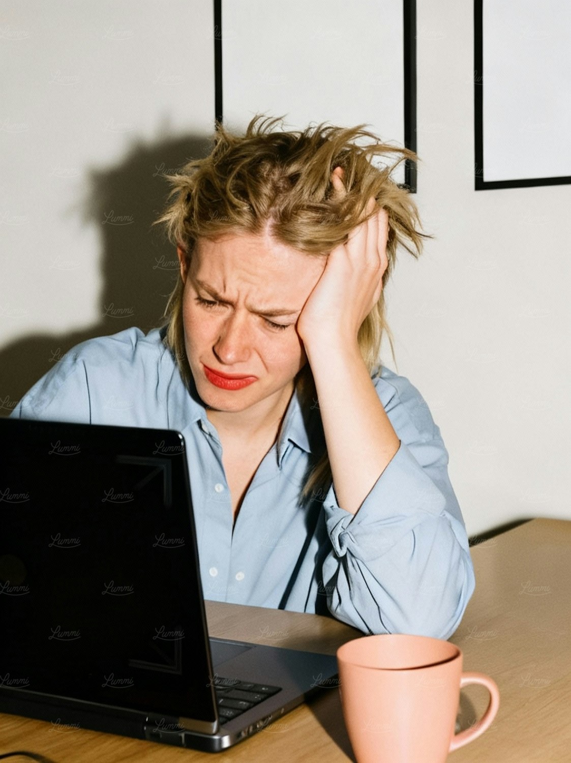 A job seeker scrolling through irrelevant listings, reflecting the common frustration of using general job boards for sales roles.