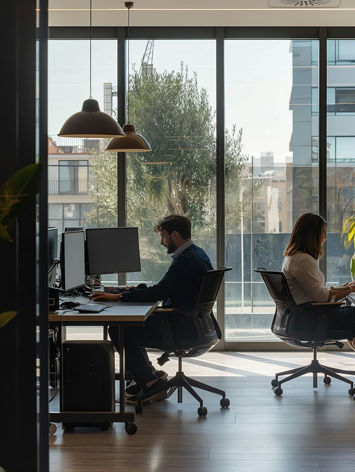 A dedicated workspace and structured routine are essential for success in remote sales roles.